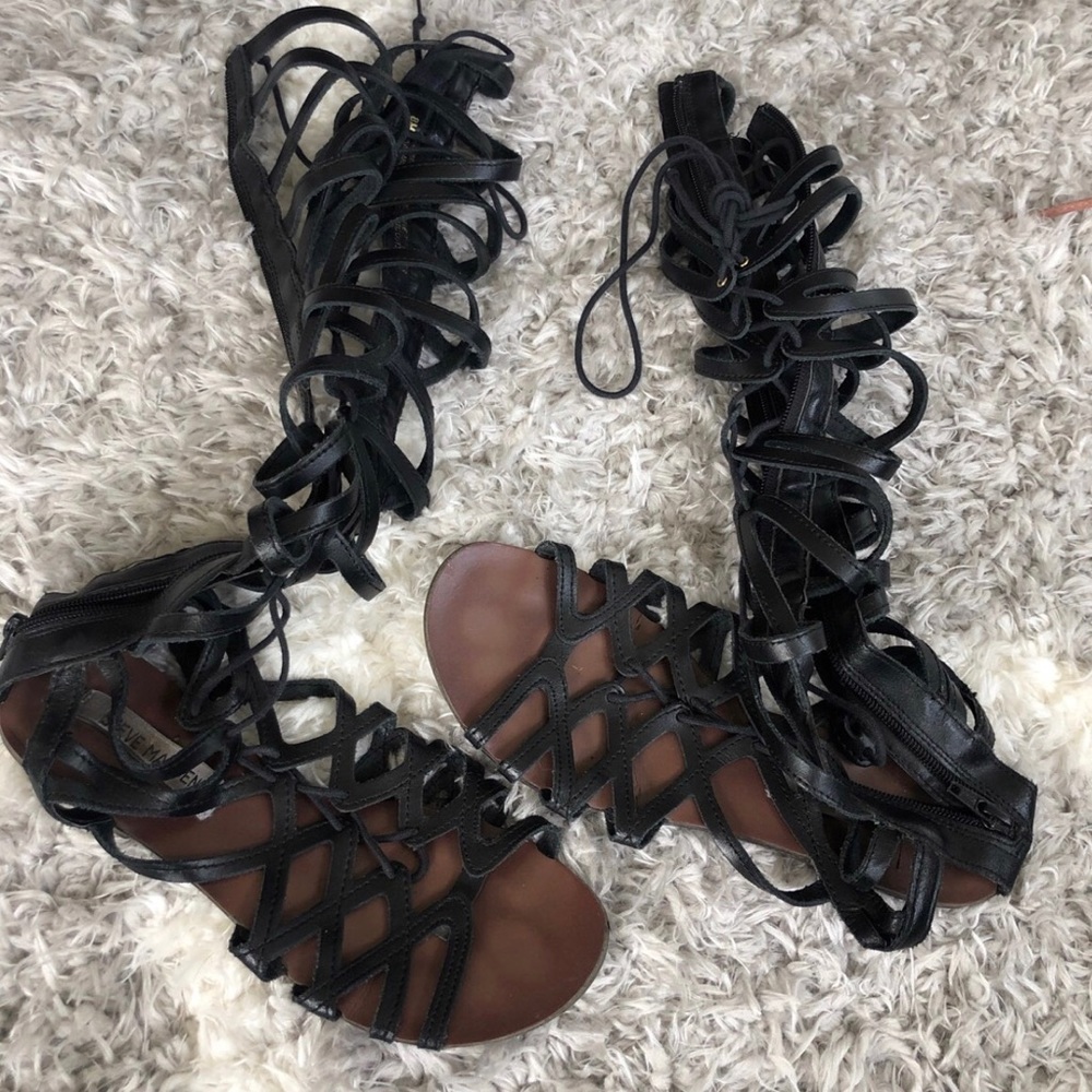 Steve Madden lace up sandals